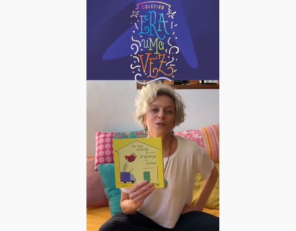 LEITURA: NA CASA AMARELA DO VOVÔ, JOANINHA COME JUJUBAS (JAQUELINE CONTE)