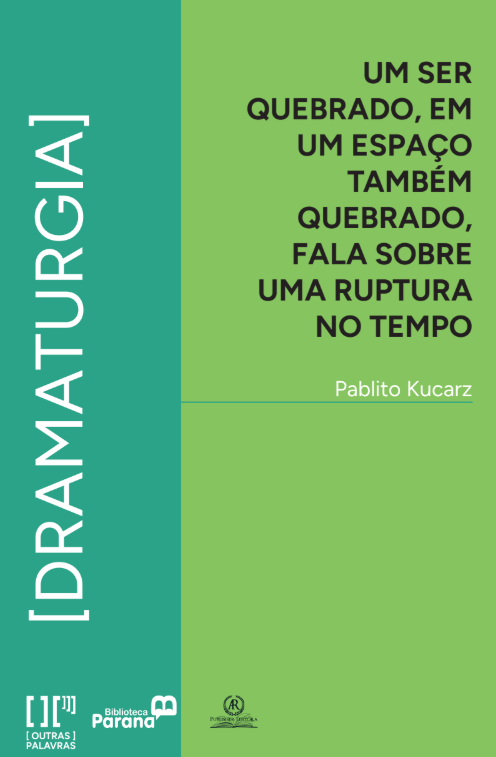 Um ser quebrado, em um espaço também quebrado, fala sobre uma ruptura no tempo
