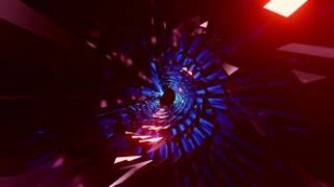 tunel feito com efeitos digitais. 
