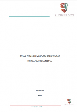 Manual Técnico de Montagem de Espetáculo sobre a Temática Ambiental