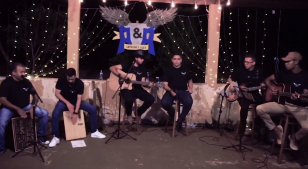 Anthony e Alex no pesqueiro do Chiquinho