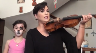 Moara Pessatti apresenta violino divertido