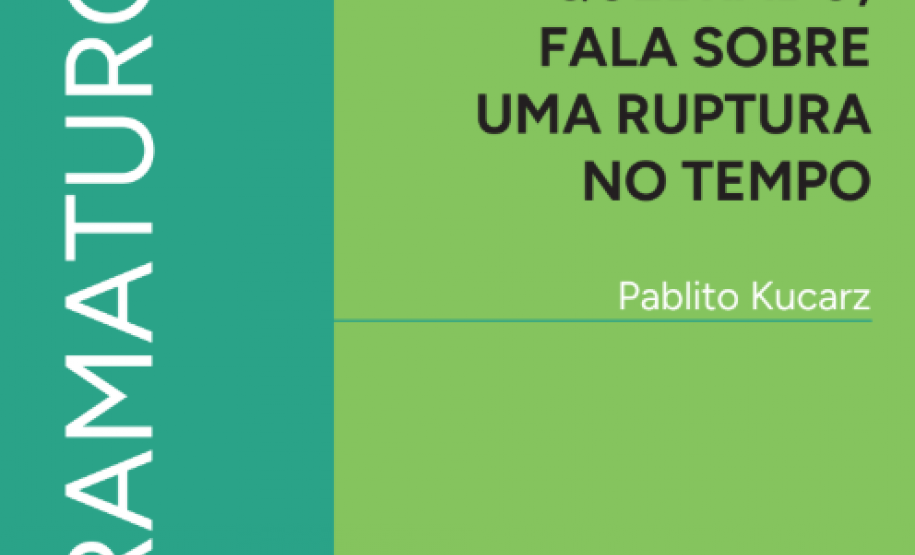 Um ser quebrado, em um espaço também quebrado, fala sobre uma ruptura no tempo